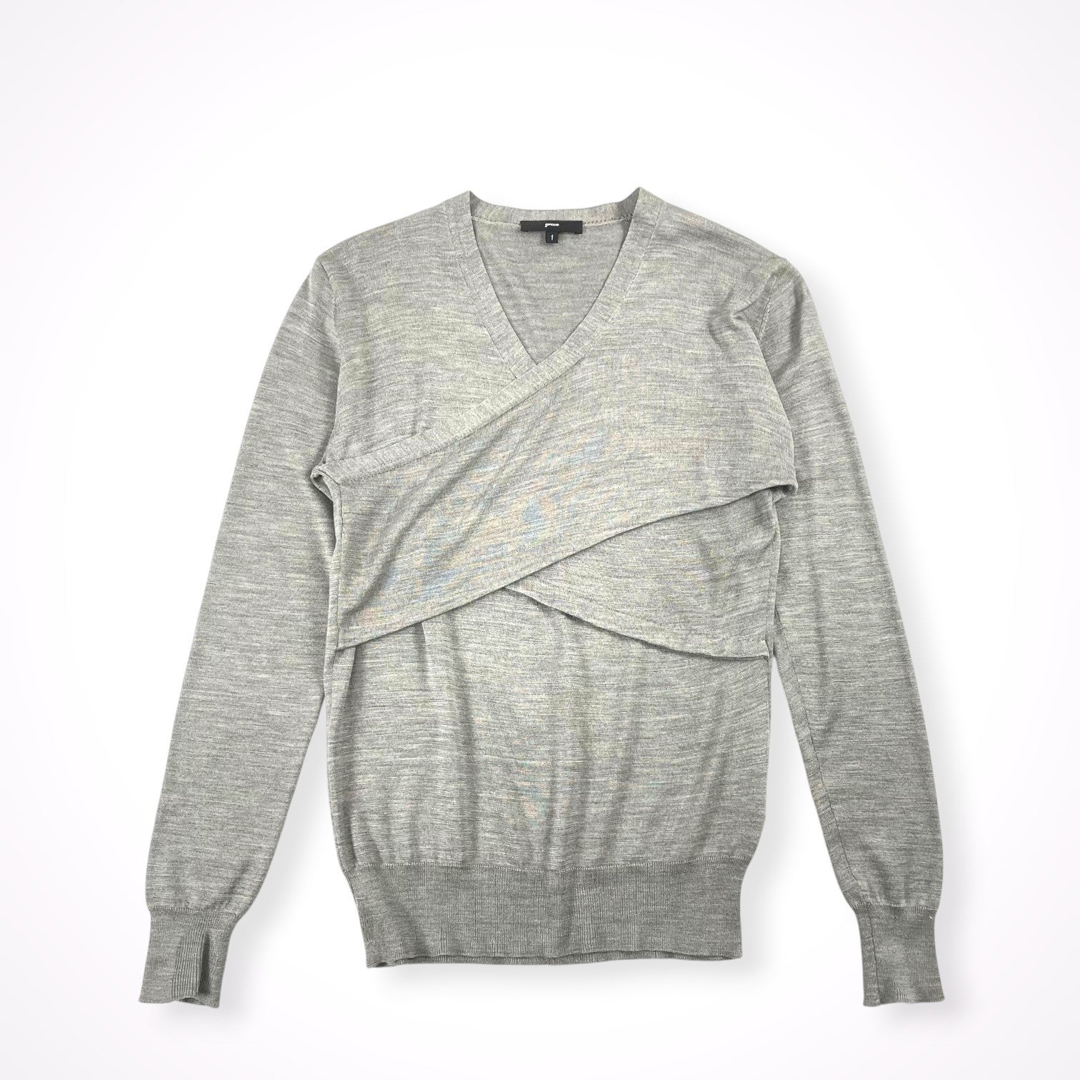 green(HYKE) / クロスシルクレーヨンニット 参考定価：25,000程度 SIZE:1