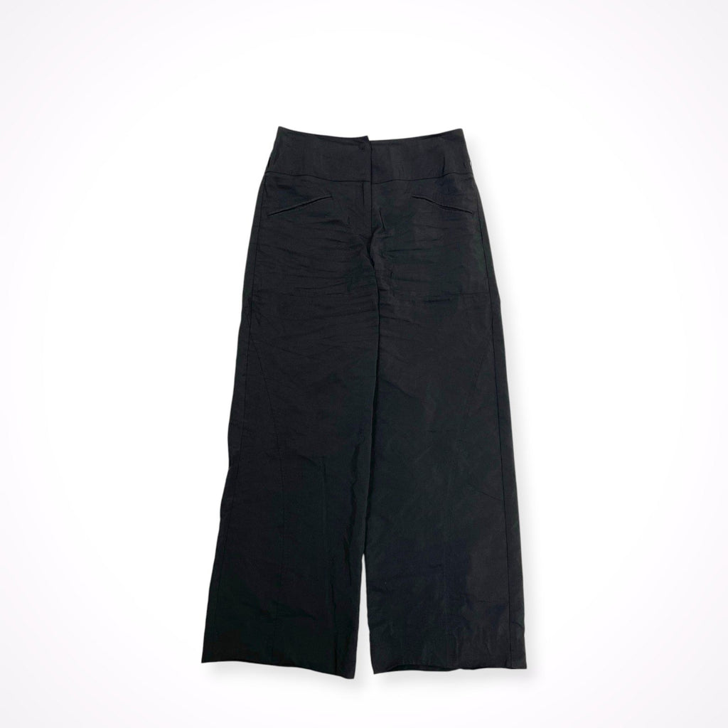 GIORGIO ARMANI / ナイロンタッチ ワイドパンツ イタリア製 SIZE:W77cm