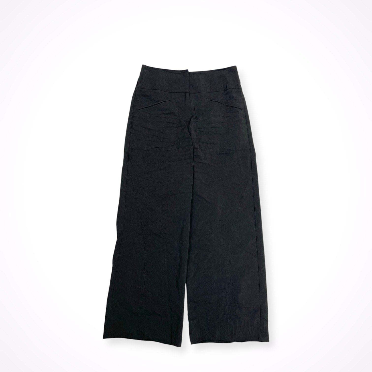 GIORGIO ARMANI / ナイロンタッチ ワイドパンツ イタリア製 SIZE:W77cm