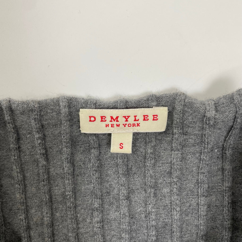 DEMYLEE デミリー / フレアスリーブ リブニット 参考定価：35,000程度 SIZE:S