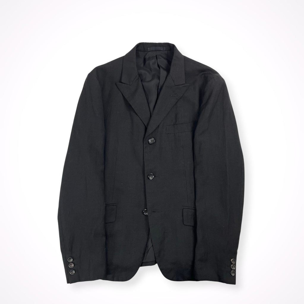 COMME des GARCON HOMME / 09AW ウールリネン3Bジャケット SIZE:XS