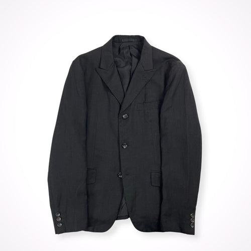 COMME des GARCON HOMME / 09AW ウールリネン3Bジャケット SIZE:XS