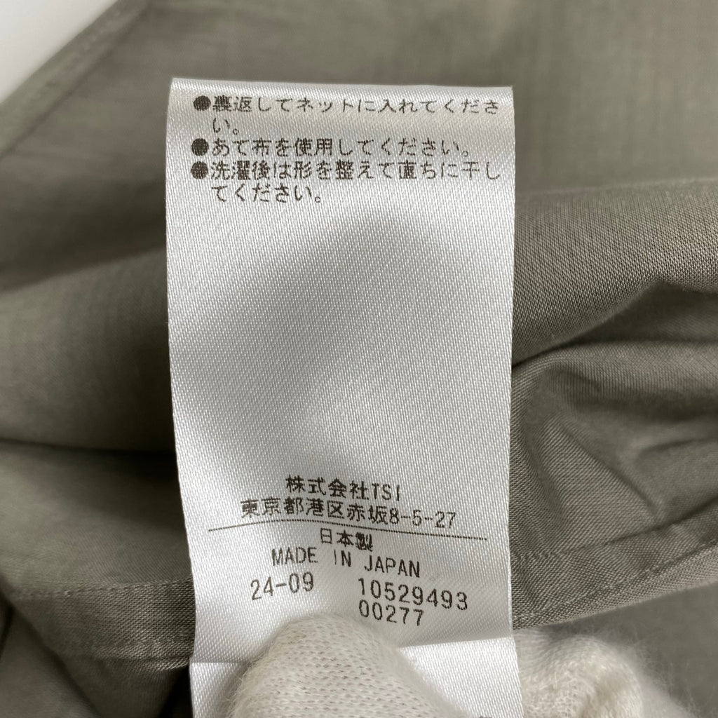 MARGALET HOWELL マーガレット ハウエル / WASED COTTON POPLIN ポプリンシャツ 24年 美品 参考定価：36,000+tax SIZE:1