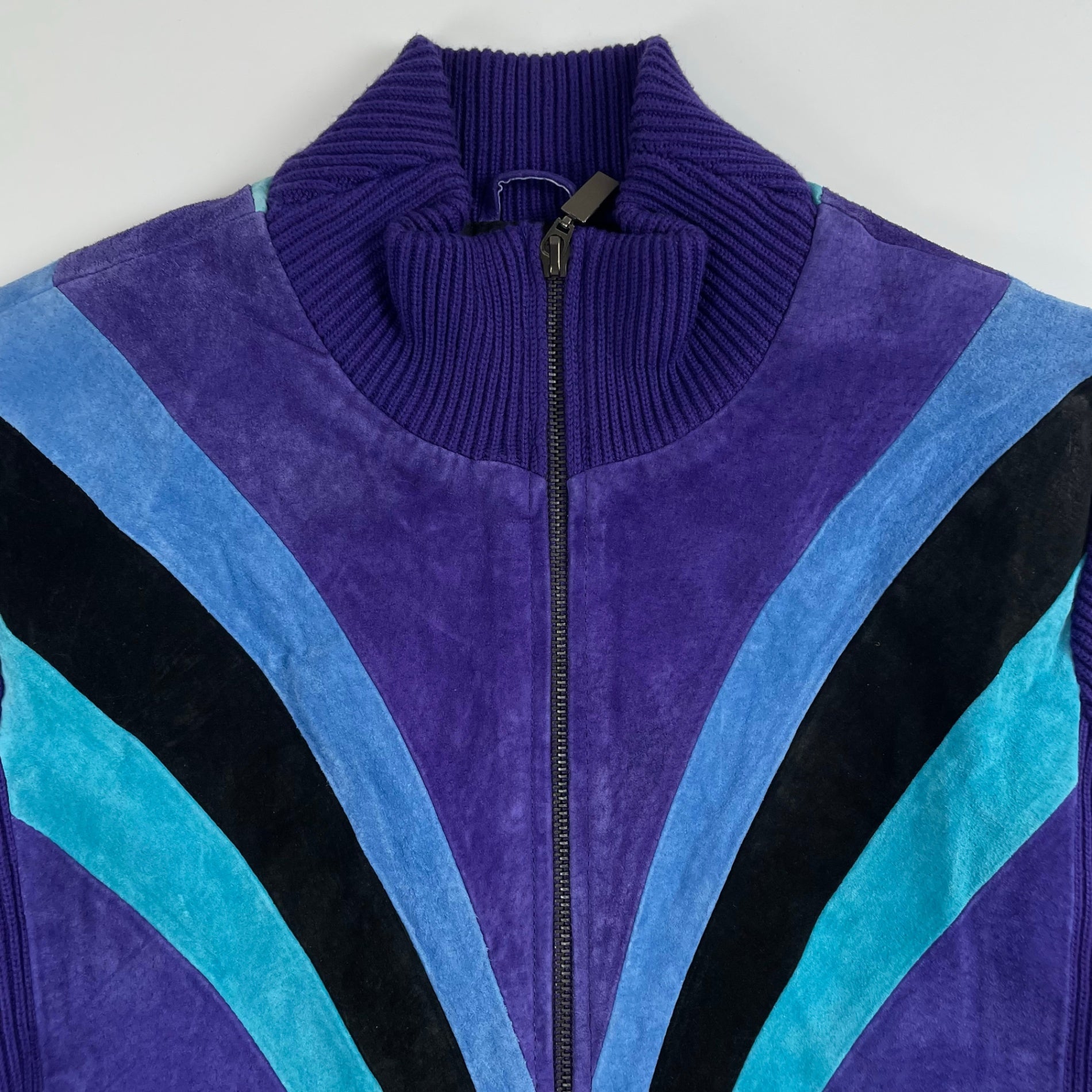 VINTAGE / 〈Bob Mackie〉スウェード×ニットジャケット