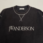 J.W.ANDERSON ジェイダブリューアンダーソン / インサイドアウト ロゴ刺繍スウェット 参考定価：30,000程度 SIZE：L