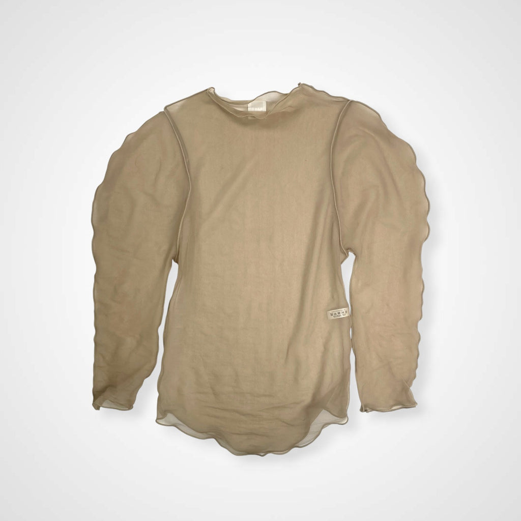 DECO depuis 1985 デコ デュピュイ 1985 / シアーカットソー MADE IN JAPAN 参考定価：22,000+tax SIZE:FREE