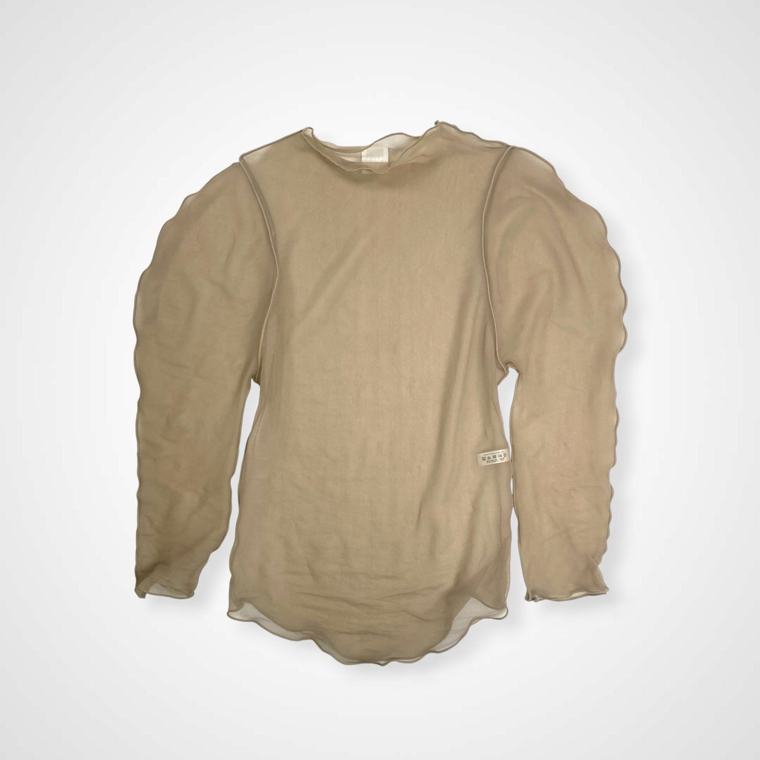 DECO depuis 1985 デコ デュピュイ 1985 / シアーカットソー MADE IN JAPAN 参考定価：22,000+tax SIZE:FREE