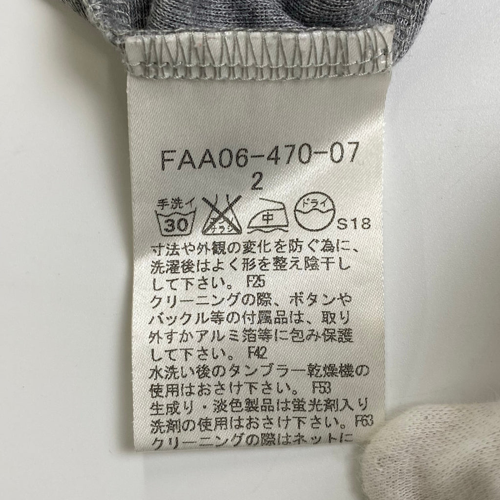 BURBERRY LONDON バーバリー ロンドン / ヘンリーネックカットソー グレー SIZE:2