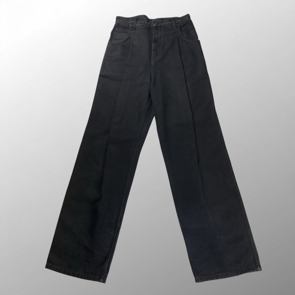 【ヴァージル期 鑑定済】 LOUIS VUITTON ルイ ヴィトン / TUCK WIDE DENIM タックワイドデニムパンツ  HHD91WRDH SIZE:W30