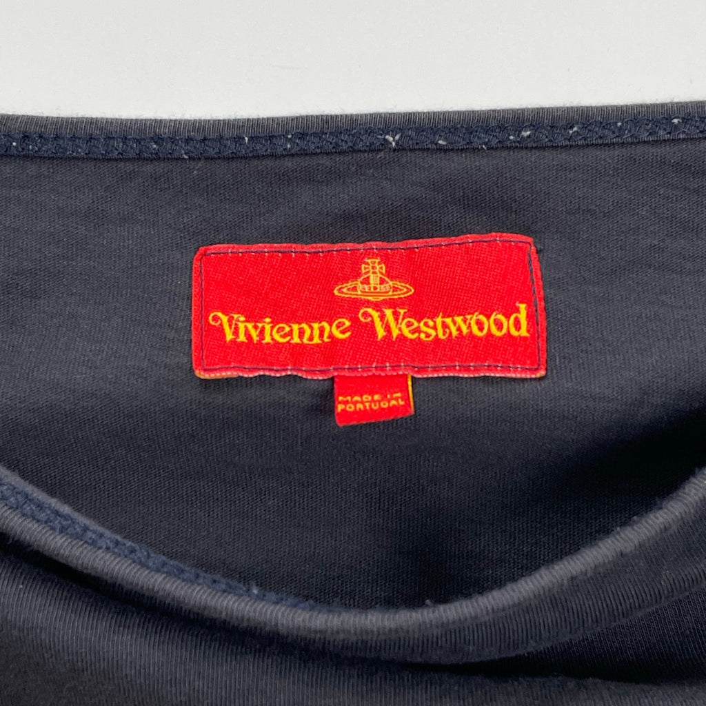 vivienne westwood ヴィヴィアン ウエストウッド / GAIA THE ONLY ONE TEE オーブプリント 変形Tシャツ SIZE:XS