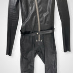Rick Owens リックオウエンス / tight gary leather flight suits レザージャンプスーツ RR02A5550-LS SIZE:48
