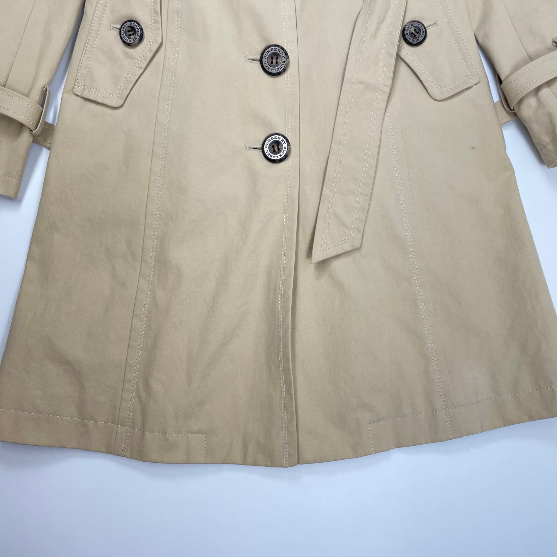 BURBERRY BLUE LABEL / ライナー付きトレンチコート 参考定価：80,000