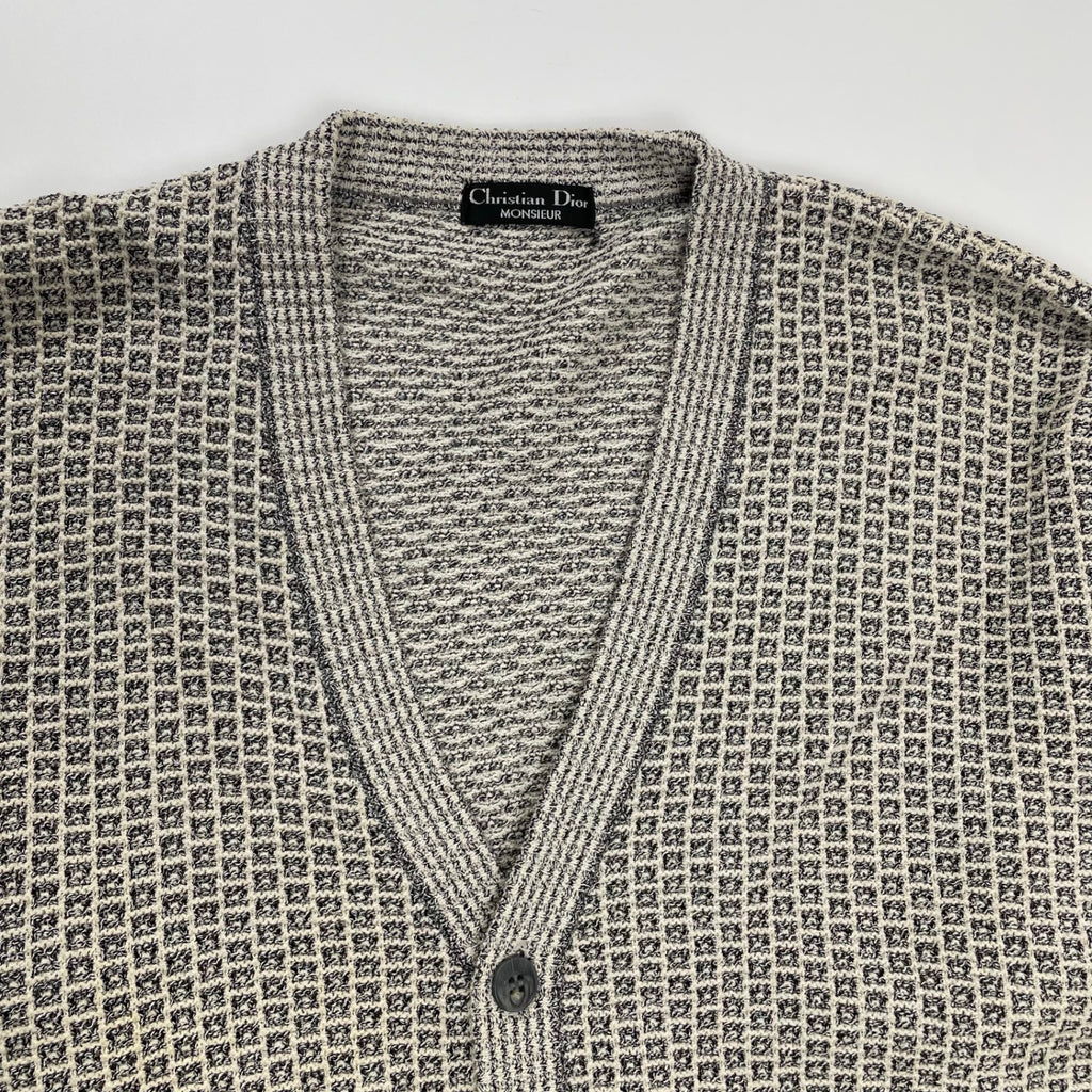 Christian Dior MONSIEUR クリスチャンディオール ムッシュ / ヴィンテージジャガードカーディガン SIZE：L