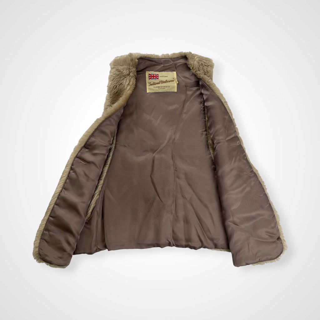 Traditional Weatherwear トラディショナル ウェザーウェア / エコファー 短丈ベスト 参考定価：20,000程度 SIZE:34