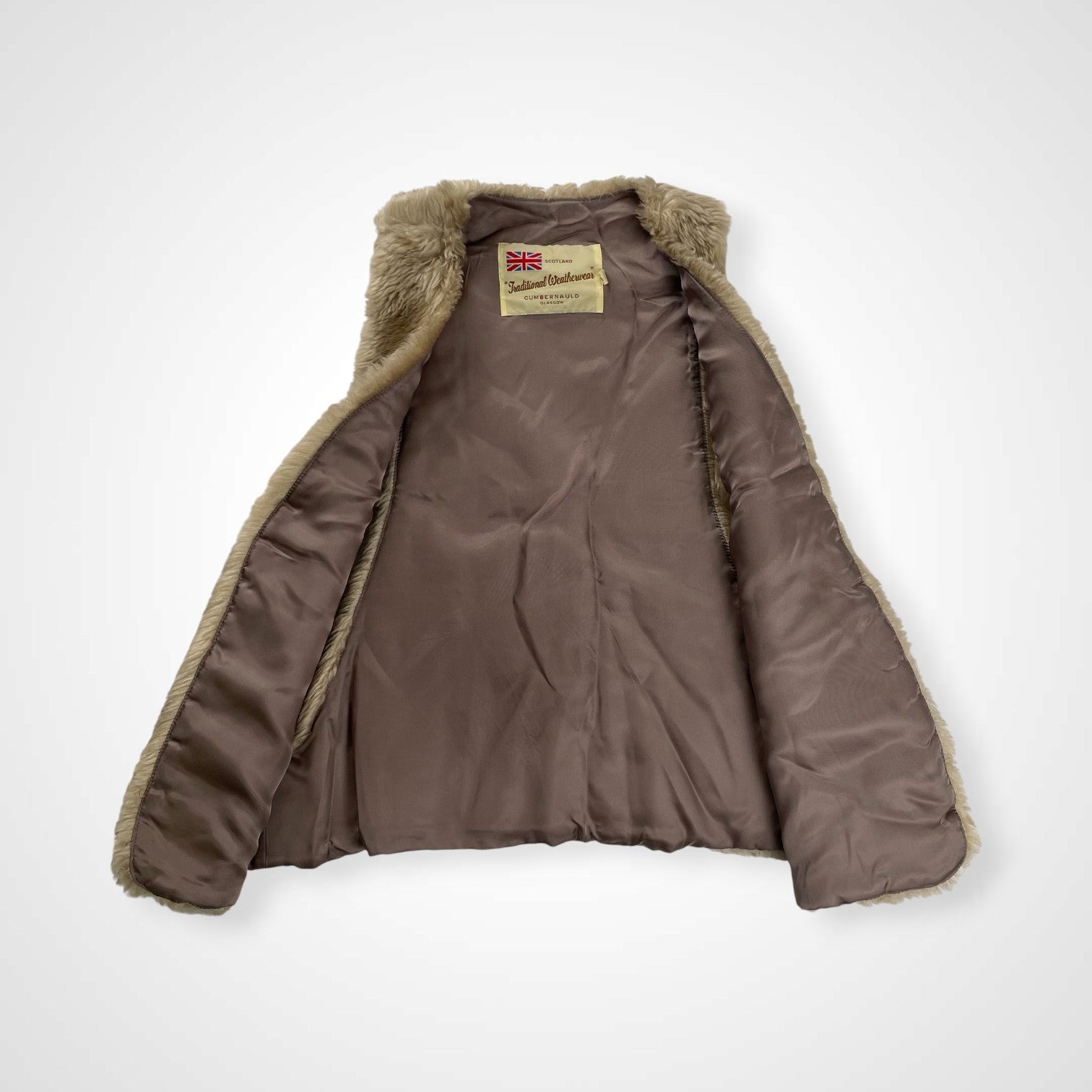 Traditional Weatherwear トラディショナル ウェザーウェア / エコファー 短丈ベスト 参考定価：20,000程度 SIZE:34