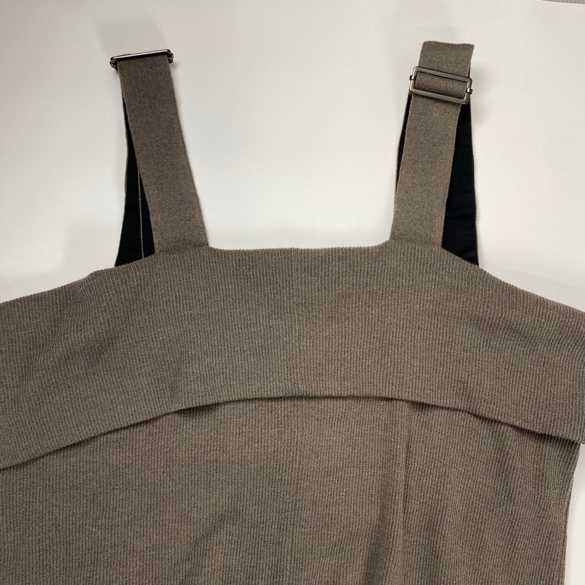 Y's ワイズ ヨウジヤマモト RISMAT by Y's / 20AWコレクションアイテム ニットサロペット モカブラウン SIZE:2