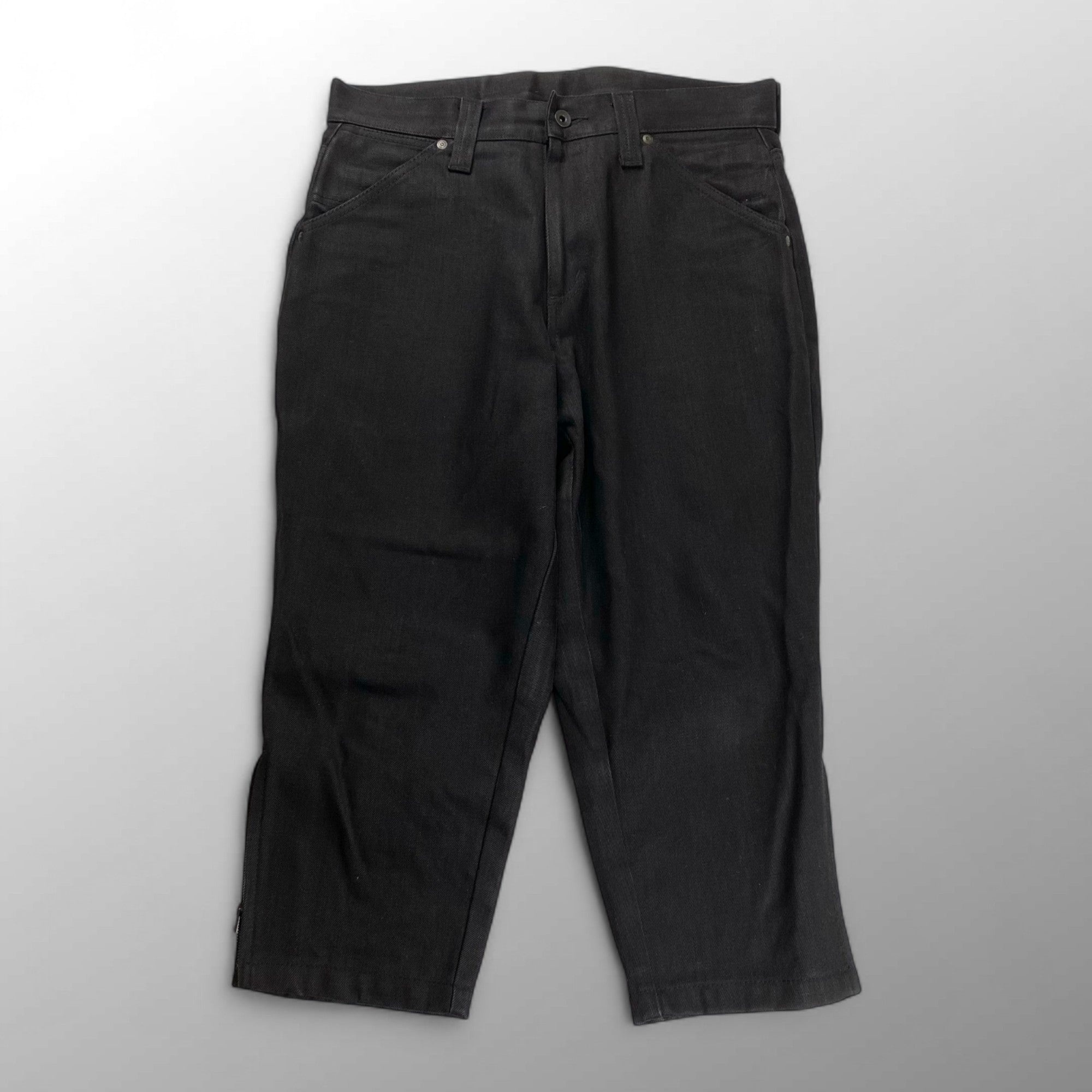 NUMERO UNO ヌメロ ウーノ  小沢宏氏 / クロップドデニムパンツ ブラック 参考定価：25,000程度 SIZE：32