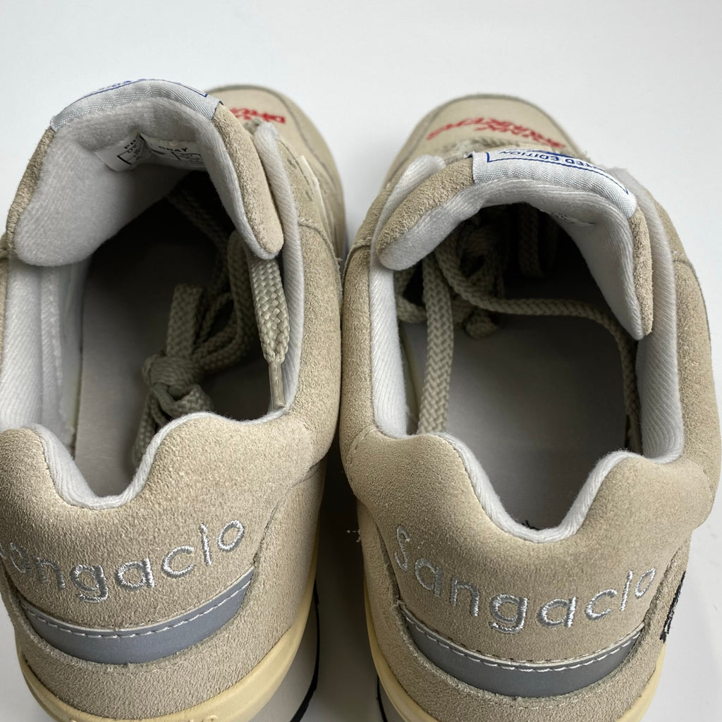 【未使用品】 Sangacio × PUNK DRUNKERS サンガッチョ パンクドランカーズ / にゅ × PDS「パ」 コラボスニーカー LIGHT GRAY