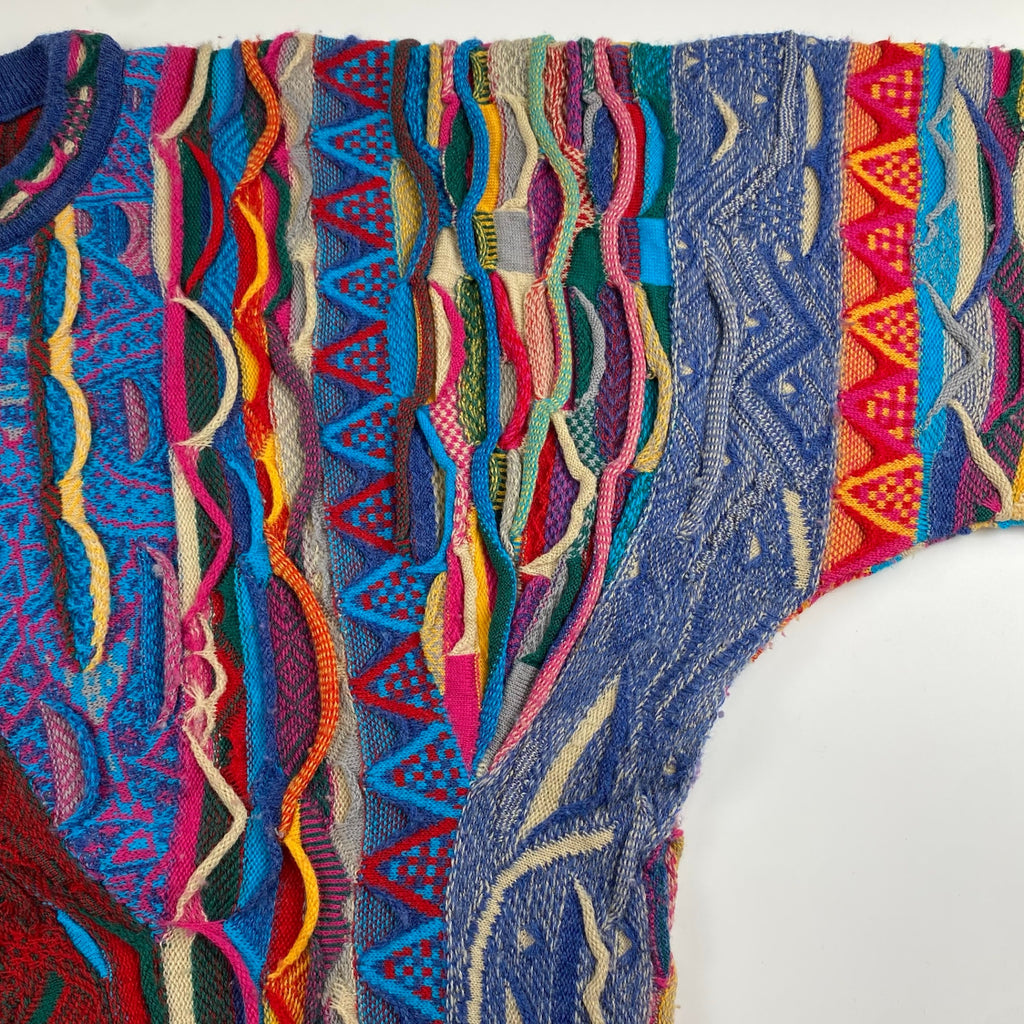 90s BONZO ボンゾ / ヴィンテージ 3Dニット SIZE:XL