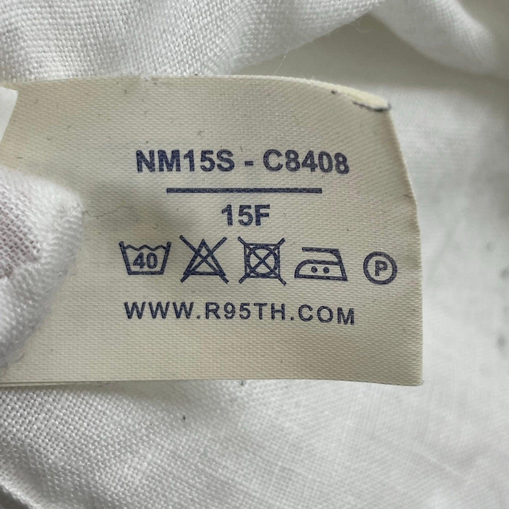 R95TH / マチ付リネンシャツ 参考定価：17,000程度 SIZE:S