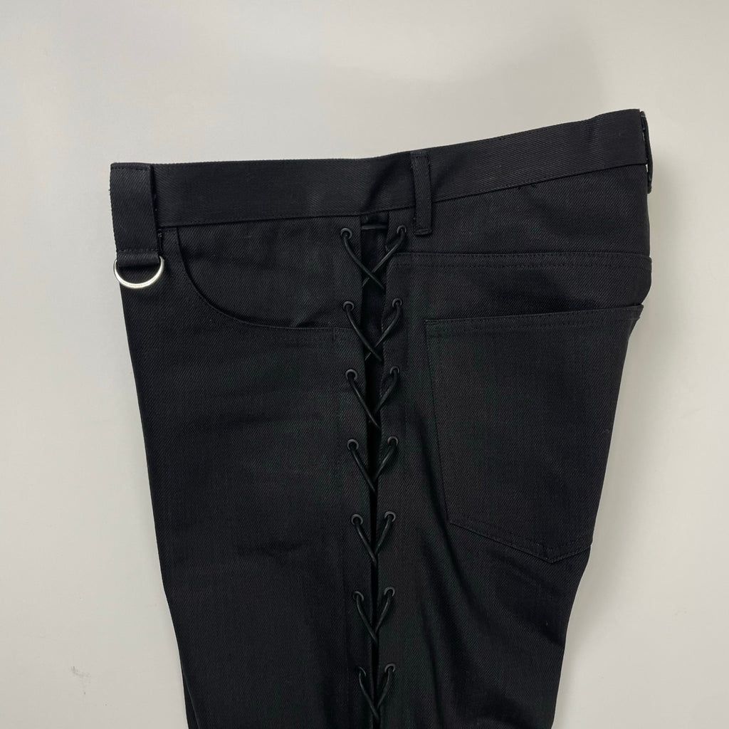 JOHN LAWRENCE SULLIVAN / Rigid denim lace-up pants 参考定価：50,000程度 SIZE:48