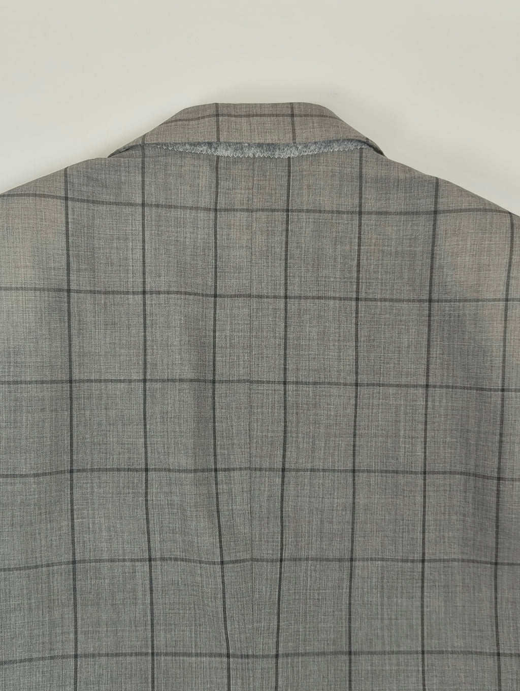 CC COLLECTION CORNELIANI / バージンウール チェック柄スーツ 参考定価：160,000程度 SIZE:46