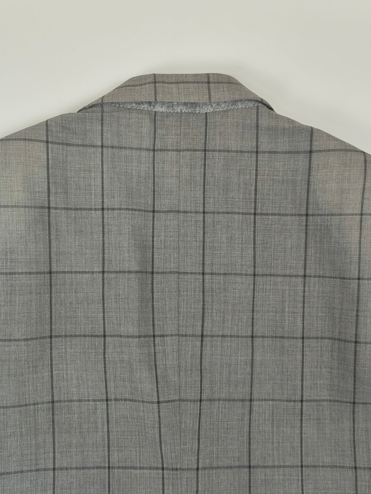 CC COLLECTION CORNELIANI / バージンウール チェック柄スーツ 参考定価：160,000程度 SIZE:46