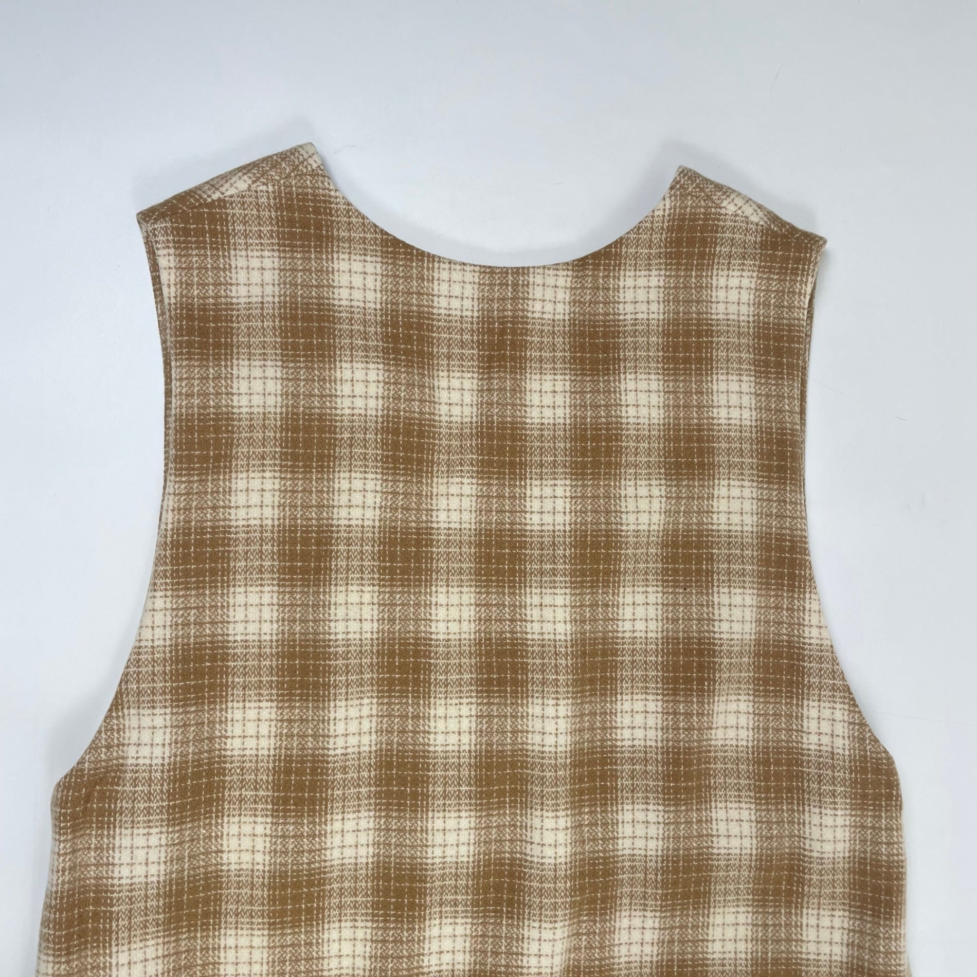 H BEAUTY＆YOUTH / CHECK LONG VEST 参考定価：28,000+tax SIZE:M