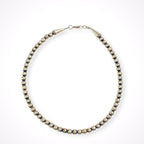 ERICKA NICOLAS BEGAY / ナバホパールネックレス 40cm 4-5mm OXIDIZED