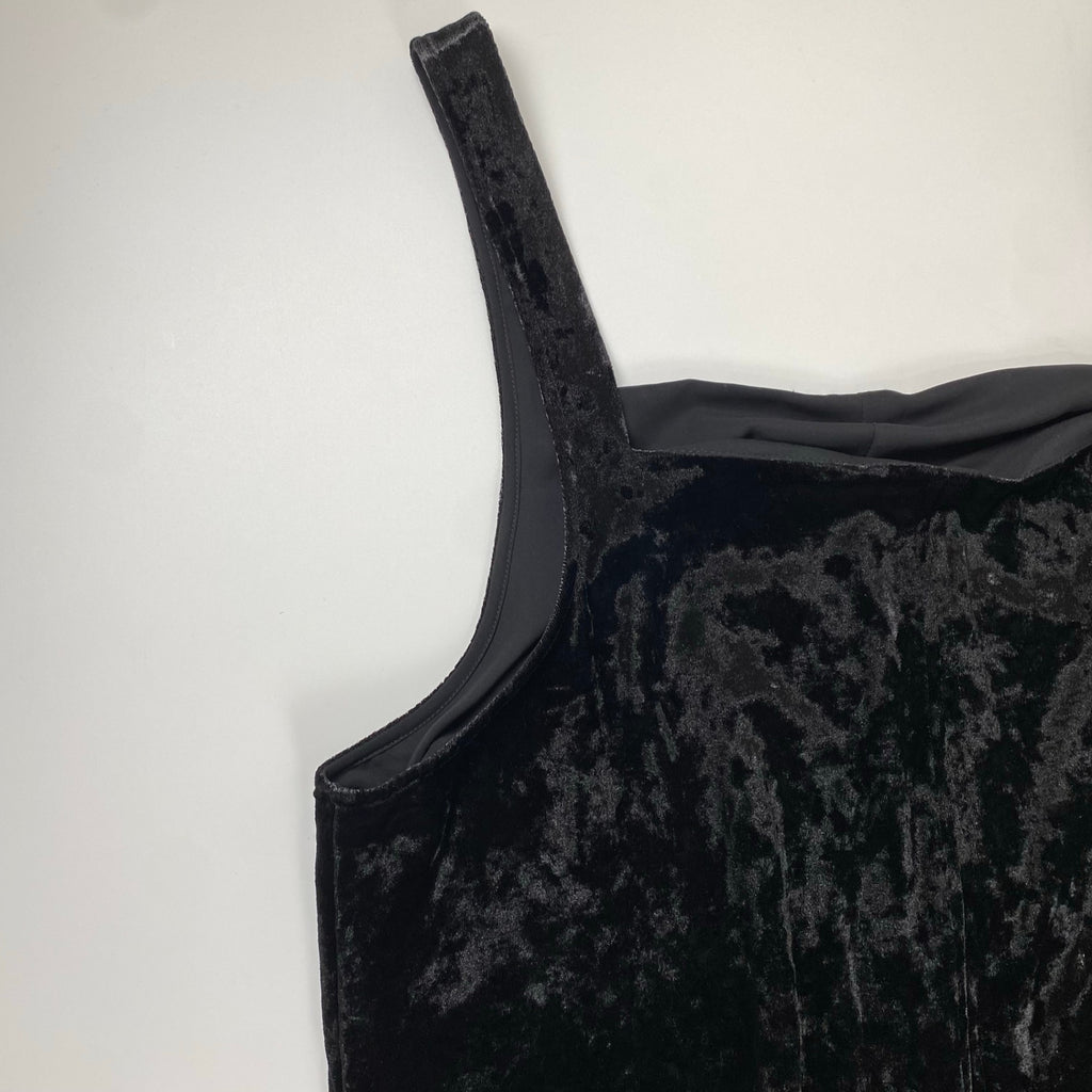 CITYSHOP シティショップ / SQUARE NECK STRAIGHT ジャンプスーツ ベロア 25SS 参考定価：21,000+tax SIZE:36