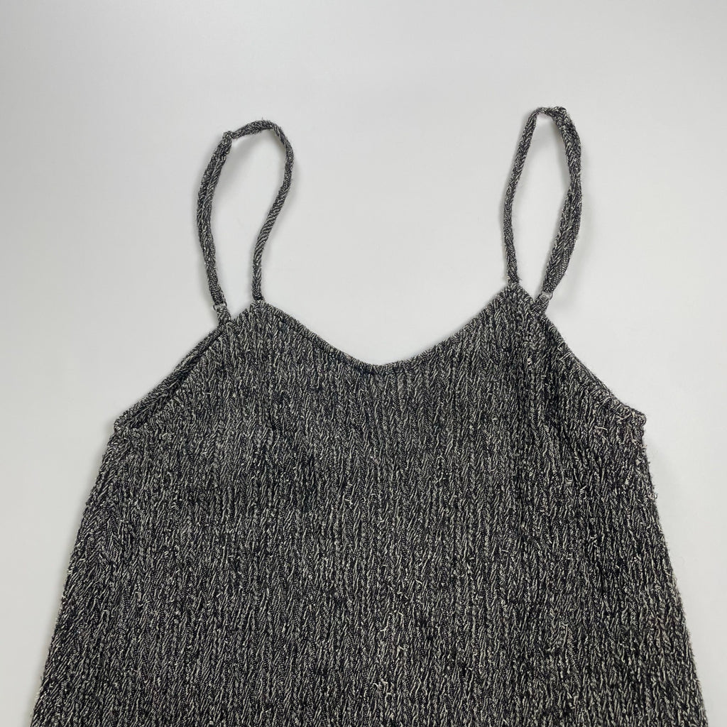 R JUBILEE アールジュビリー / ウールキャミソールワンピース ホワイト×ブラック 参考定価：20,000+tax SIZE:S