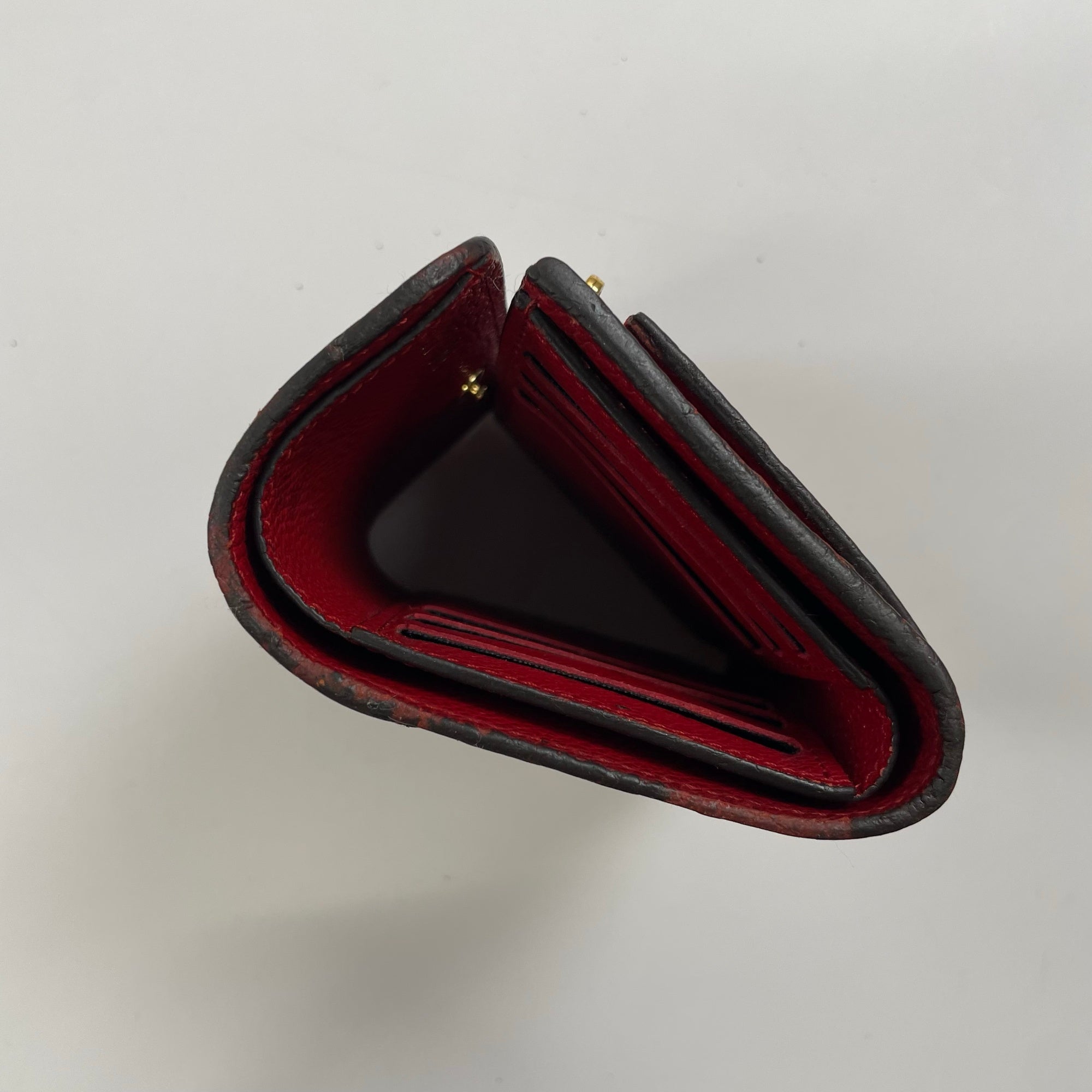 LOUIS VUITTON / ポンヌフ コンパクト スリーズ 購入レシート付 M62185 IN4186