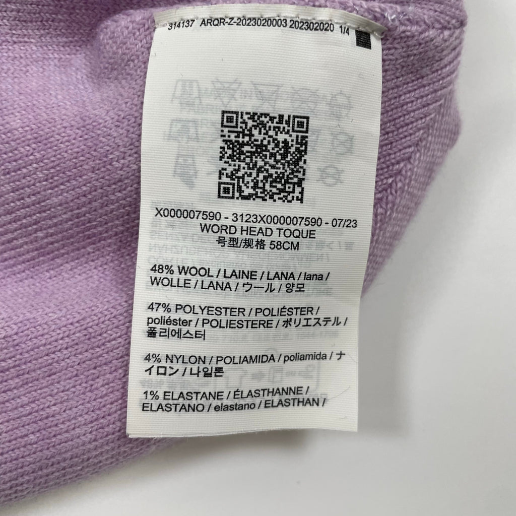 ARC’TERYX アークテリクス / WORD HEAD TOQUE ニットビーニー ロゴ ピンク×レッド