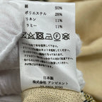 TAN / チェックラインブラウス 参考定価：37,000程度 SIZE:FREE