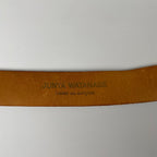 JUNYA WATANABE ジュンヤワタナベ / ハラコレザーベルト 全長113cm 10穴 76-99cm
