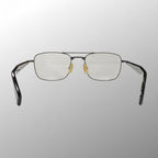 金子眼鏡 VINTAGEライン / 2ブリッジ スクエア ブラック 度なしクリアレンズ 参考定価：42,000+tax