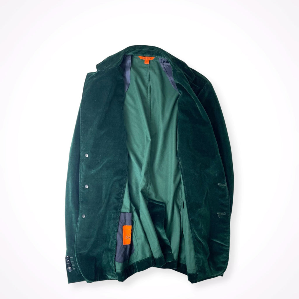 BARENA / ベルベットテーラードジャケット 参考定価：75,000程度 SIZE:46