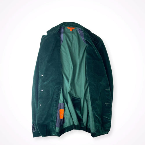 BARENA / ベルベットテーラードジャケット 参考定価：75,000程度 SIZE:46