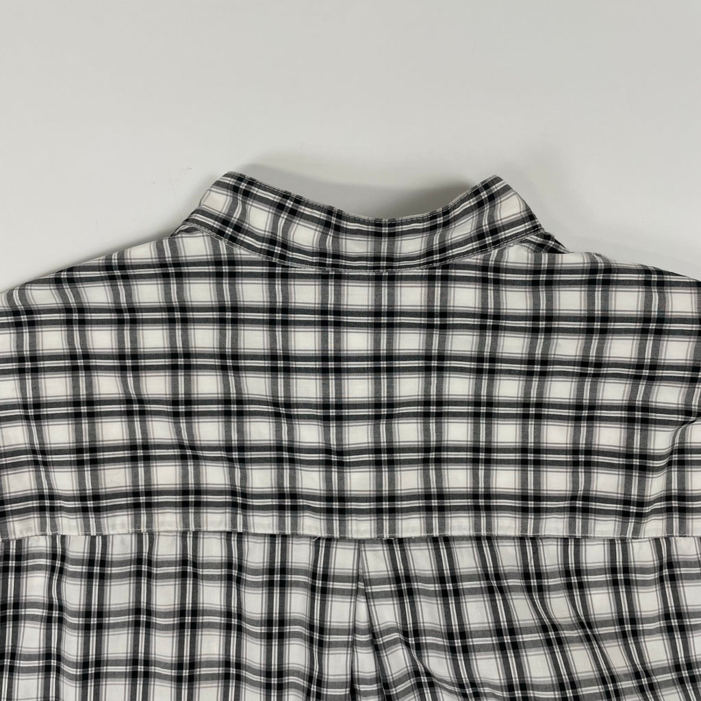 Name. / オーバーサイズノーカラーチェックシャツ 参考定価：30,000程度 SIZE:1