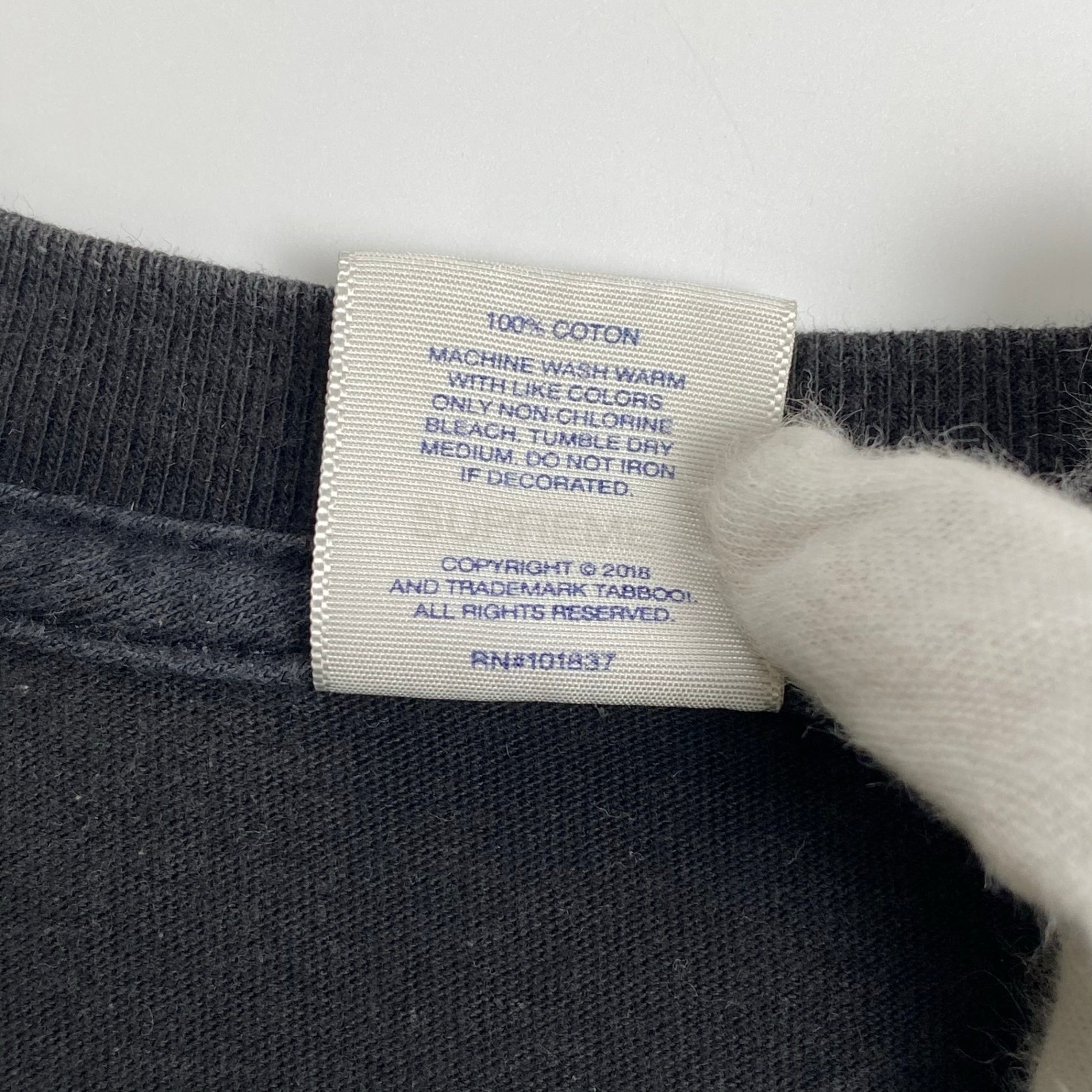 SUPREME / taboo face Tee 2018 AW week5 ブラック SIZE：M