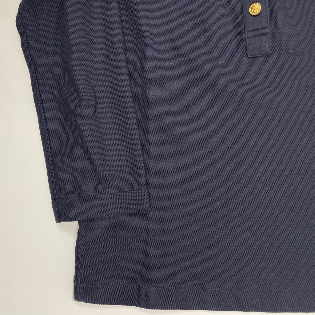 Brooks Brothers ブルックスブラザーズ / 多重ボタン 長袖ポロシャツ ネイビー SIZE:XS