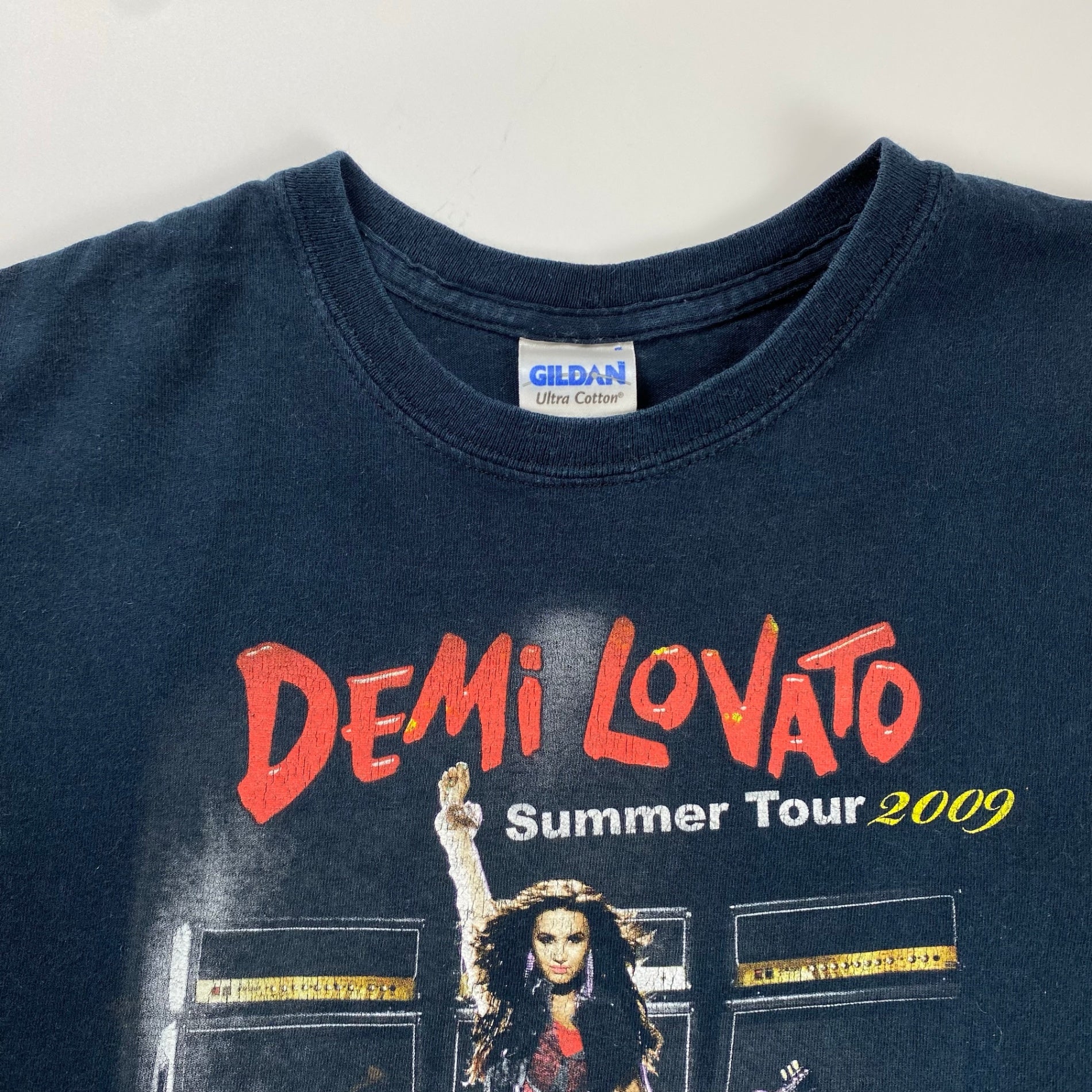 【レディース古着】 GILDAN ギルダン / 古着 バンドTEE レディース DEMI LOVATO SIZE:M