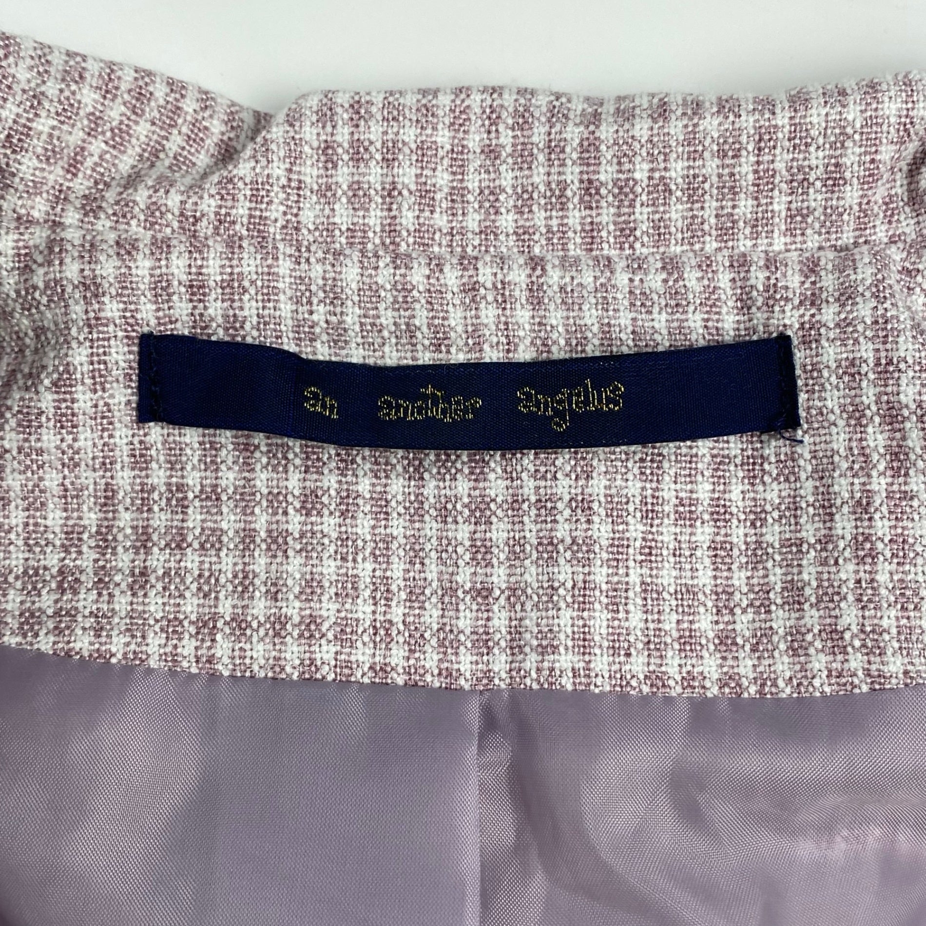 an another angelus アン アナザー アンジェラス / スプリングツイードクラシックセットアップ 参考定価：20,000+tax SIZE:M