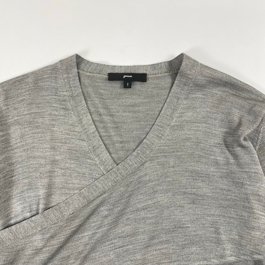 green(HYKE) / クロスシルクレーヨンニット 参考定価：25,000程度 SIZE:1
