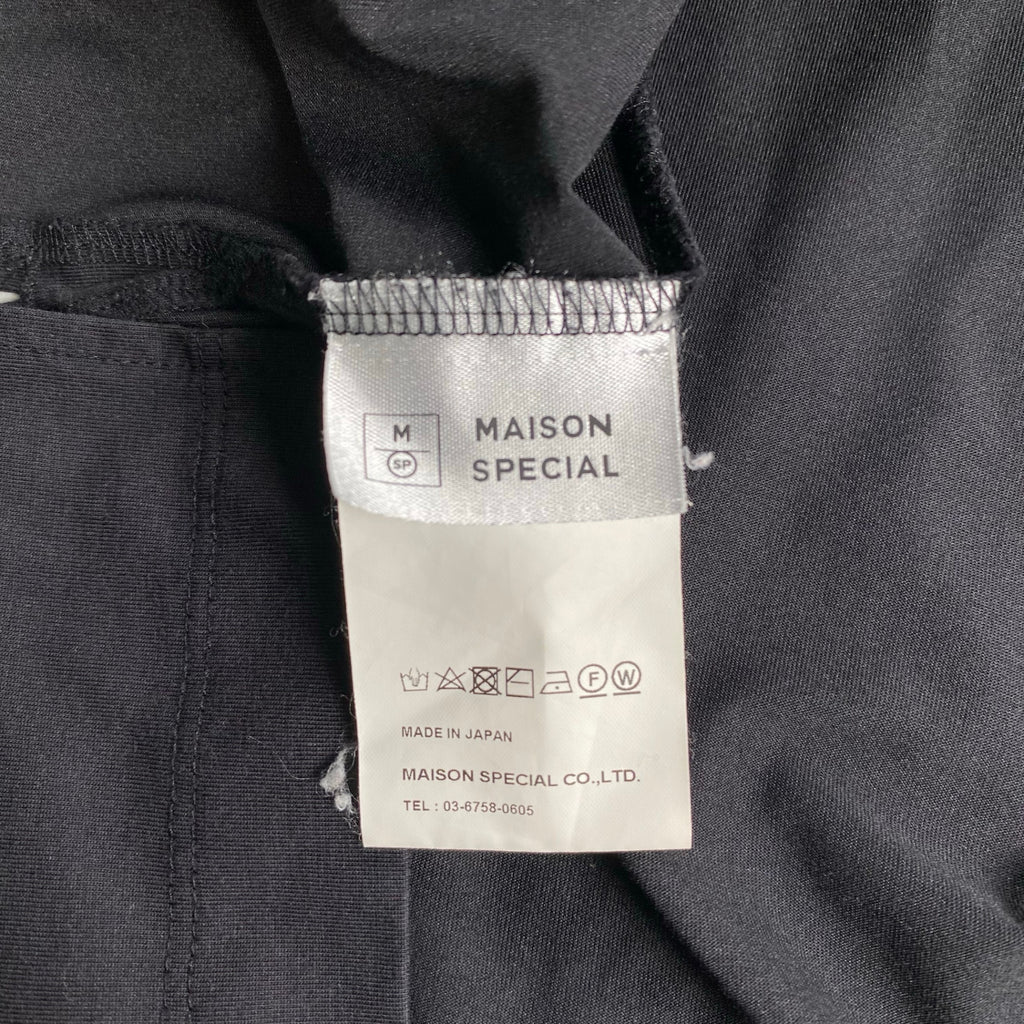 MAISON SPECIAL メゾンスペシャル / 110/2サイロプレミアム天竺プライムオーバーロングスリーブTシャツ SIZE：46