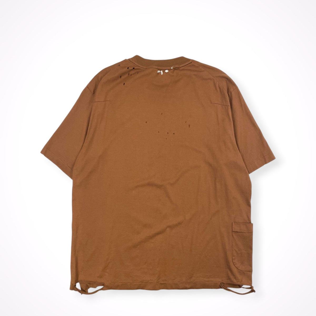 SUNSEA / ダメージ加工 サイドポケットTシャツ 参考定価：22,000程度 SIZE:2