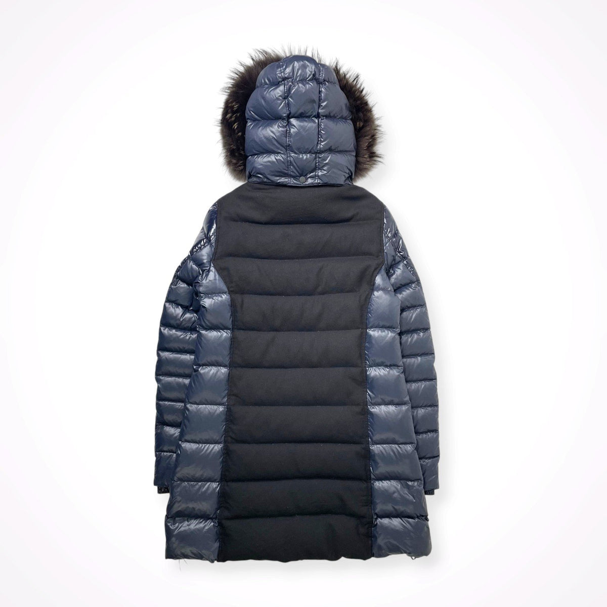 DUVETICA / ウールカシミヤMIX切替ダウンコート 参考定価：120,000程度 SIZE:44