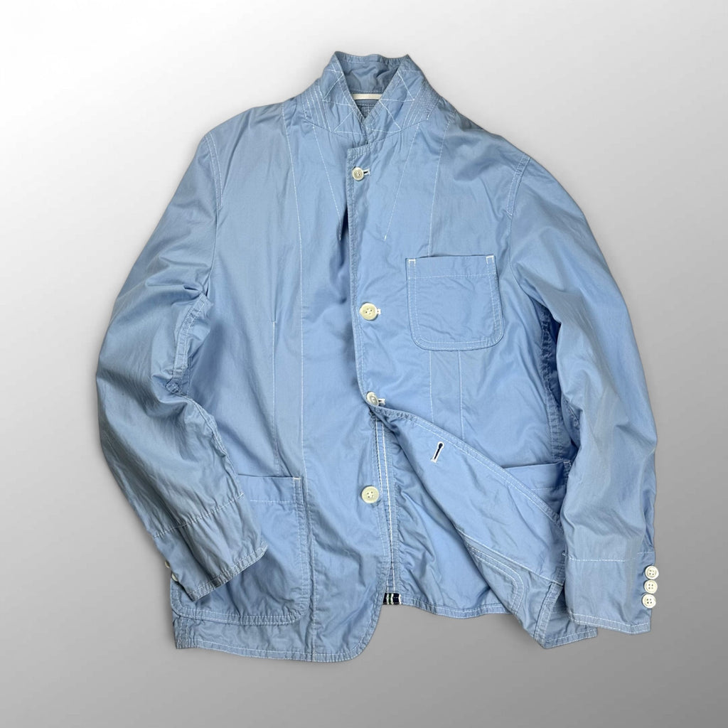 COMME des GARCONS HOMME コムデギャルソン オム / 洗い加工 ライン3Bコットンジャケット ライトブルー SIZE:SS(S程度)