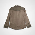 BURBERRY LONDON バーバリー ロンドン / ギミック プルオーバーシャツ カットソー ブラウン SIZE:2(M程度)