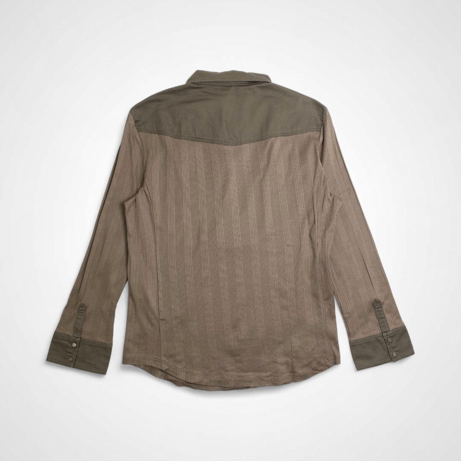 BURBERRY LONDON バーバリー ロンドン / ギミック プルオーバーシャツ カットソー ブラウン SIZE:2(M程度)